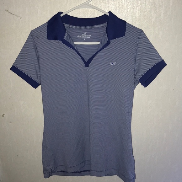Vineyard Vines Women’s Striped Golf Shirt - Picture 2 of 8